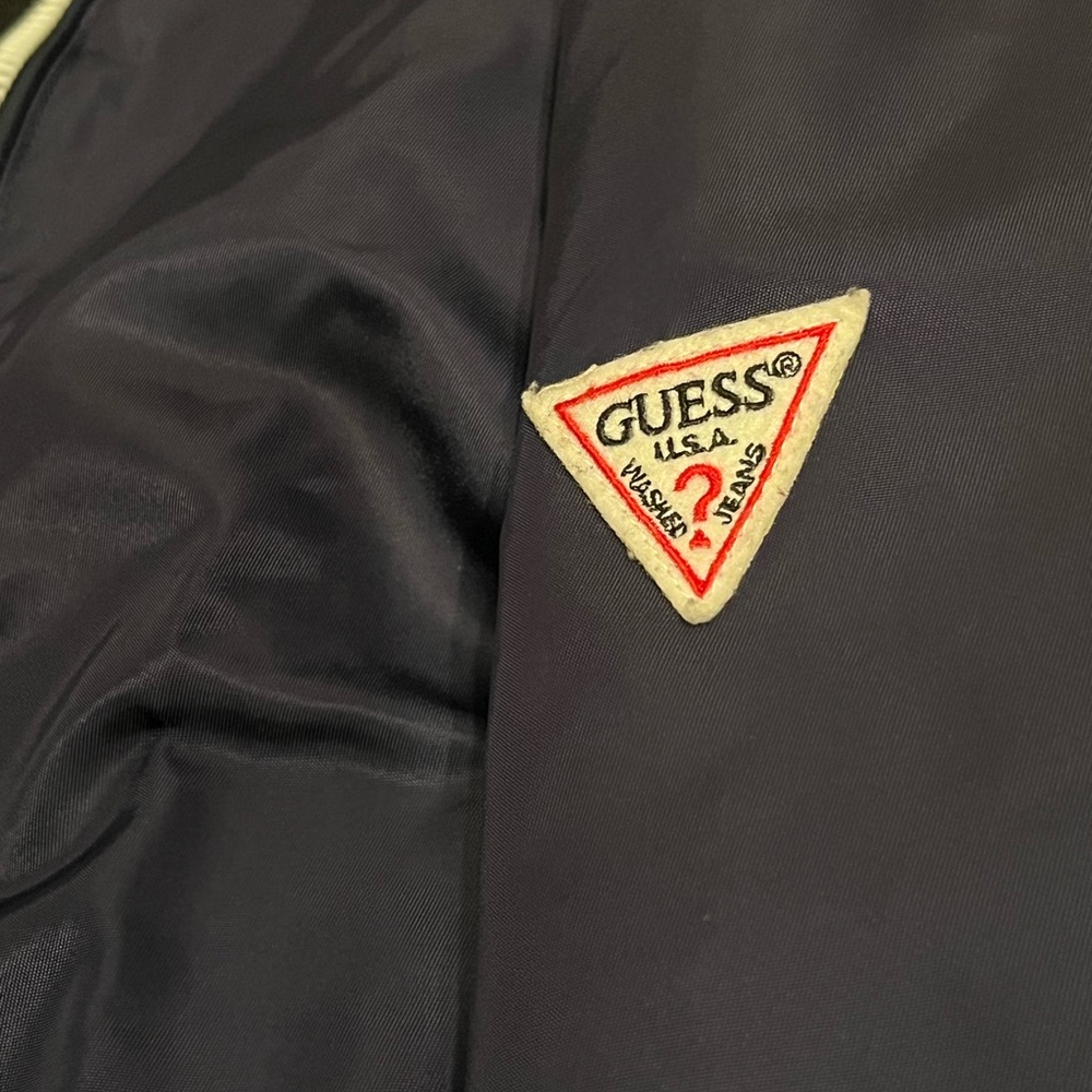 Guess Men Medium Zip Bomber Jacket - image 7